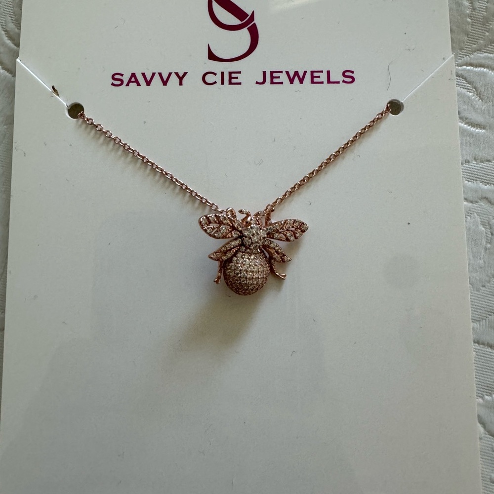 Savvy Cie Bee Necklace